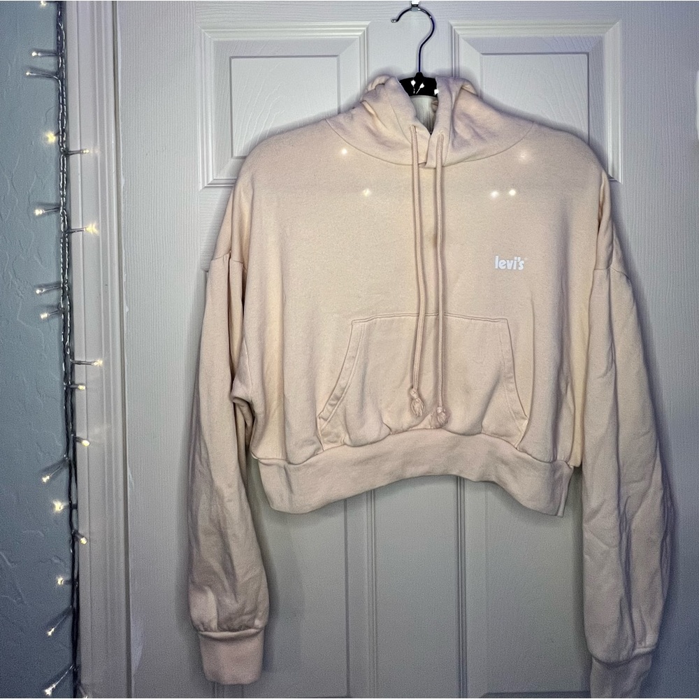 Levi's Cropped Hoodie - Natural - Medium